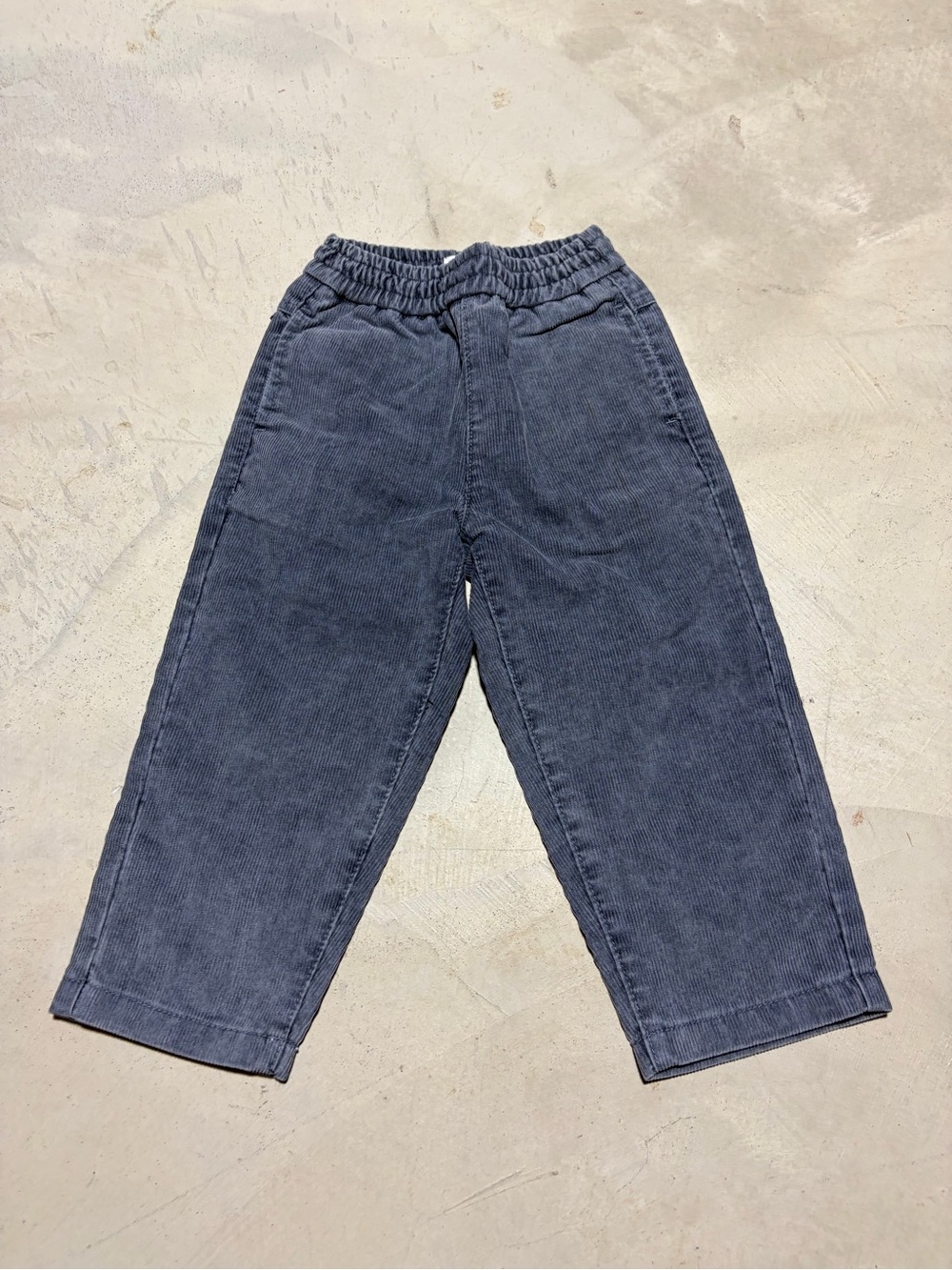 Molo Kids aster Corduroy Elastic-Waist Pants dusty wash Blue 104